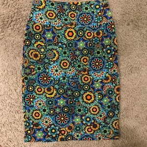 Small Kaleidoscope Cassie Pencil Skirt